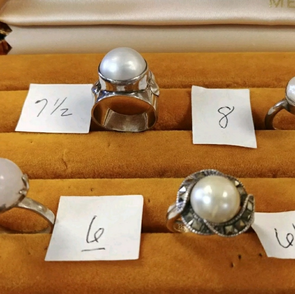 Vintage sterling silver rings